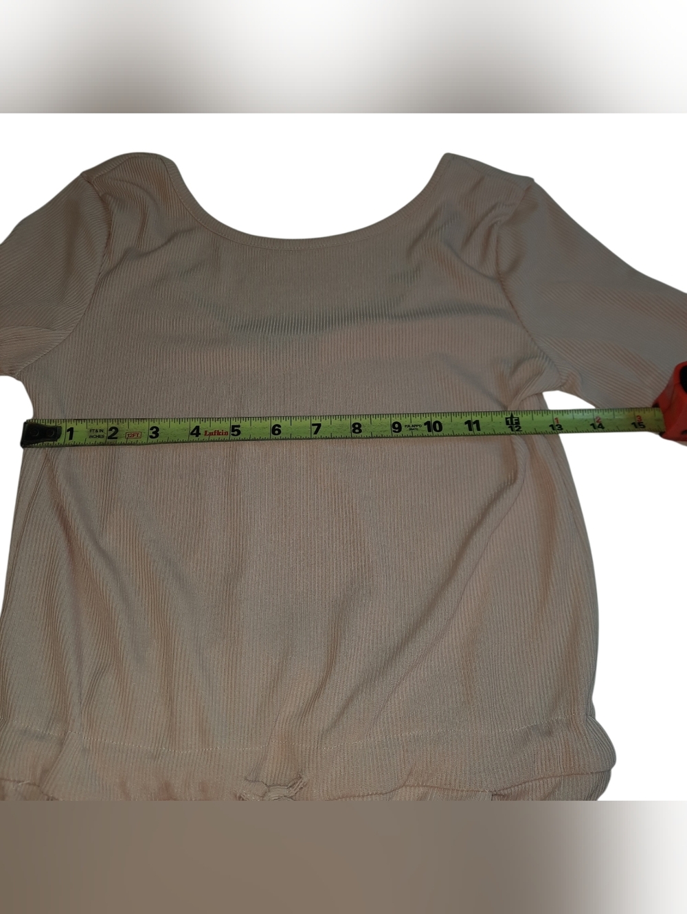 Boohoo Neutral Taupe Ribbed Long-Sleeve Jumpsuit - Picture 6 of 11